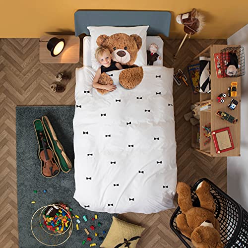 Snurk® - Kinder Bettwäsche Set, Teddy Bettwäsche, 135 x 200 cm, inkl. 1...