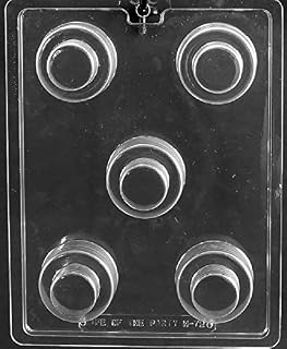 Grandmama's Goodies W072 Layer Wedding Cookie Cake Chocolate Candy Soap Mold with Exclusive Molding Instructions