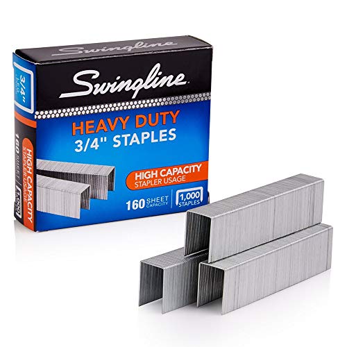 Agrafes anti-blocage Swingline 1,9 cm pour éviter les ratés sur les dossiers de 160 feuilles
