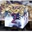 Purple-white-gold Foil