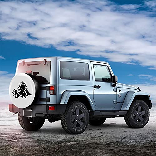 Landschap Reserve Band Cover Wielbeschermers Waterbestendig Universele Reservewiel Band Cover Fit voor Jeep/Aanhangwagen… - Image 4