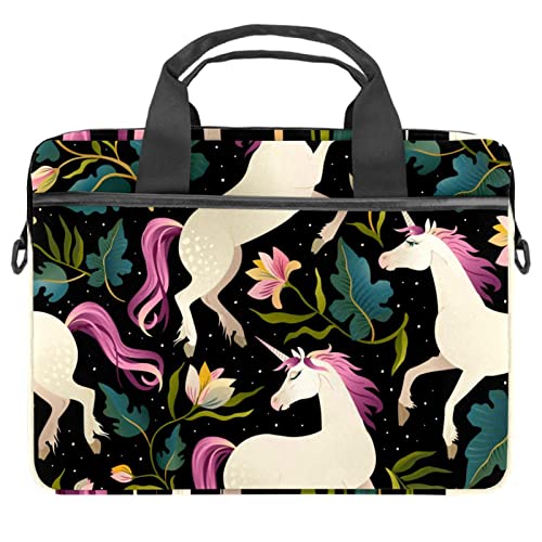 Sac bandoulière ordinateur portable 13 13.3 14.5 motif licorne