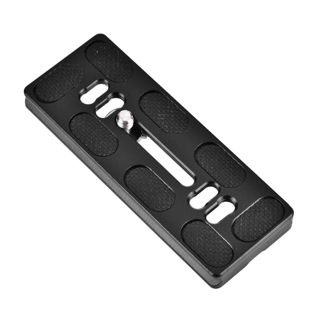Metal Quick Release Plate, Aluminum Alloy Camera Tripod Base Plate With 1/4in Screw Mount, Monopod Tripod Ball Head Plate For SLR Camera (PU40