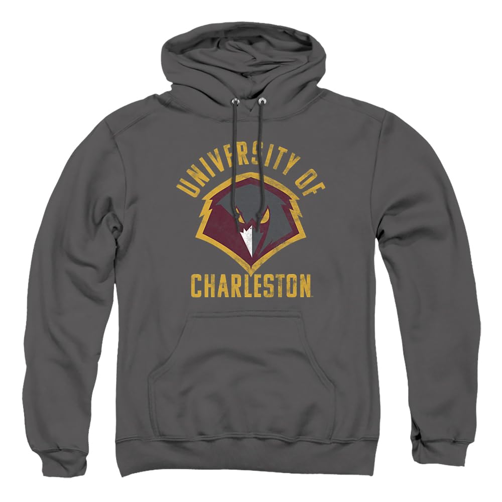LOGOVISION University of Charleston Official Golden Eagles Logo Unisex Adult Pull-Over Hoodie