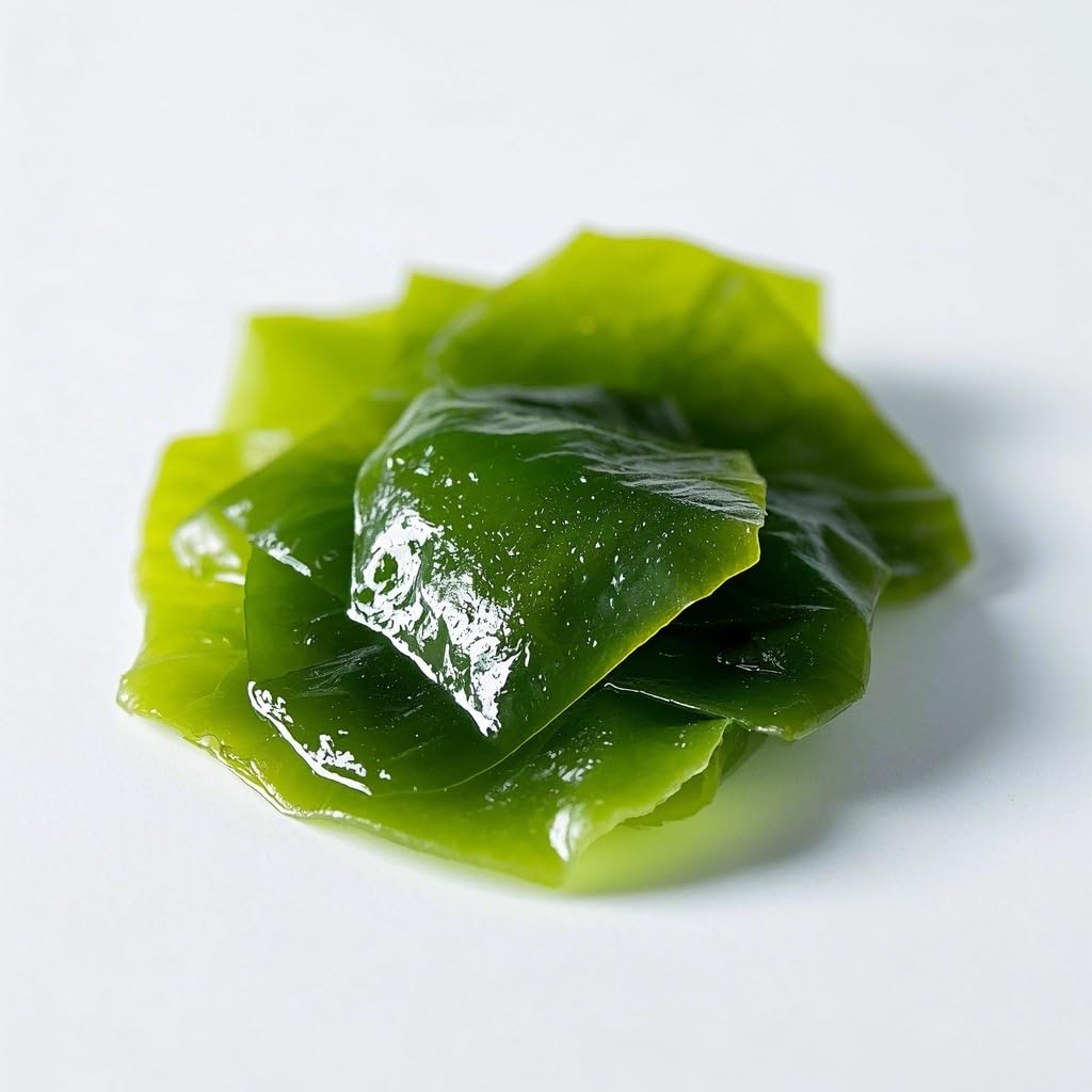 Corte Wakame, algas marinas, ensalada de algas, algas marinas Wakame, algas secas, hojas de algas marinas (1500 g)