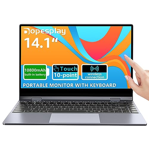 Amazon.co.jp: モバイルモニター デュアルモニター (DR148W Grey