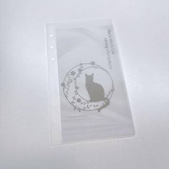 A6リフィル BLACKMOON Cat checksheet♡ 1650円 Amazon.co.jp: A6 リフィルBLACK MOON cat チェックシート