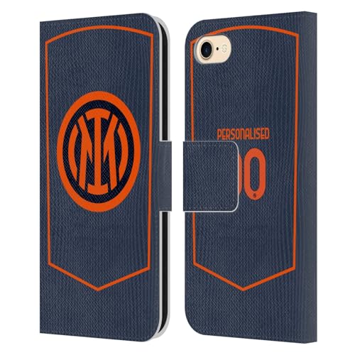 Étui portefeuille Inter Milan iPhone SE personnalisé avec rabat clapet protection cuir