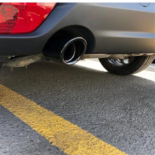 Escape Trasero Coche de Acero Inoxidable Pulido para Mazda3 Axela 4