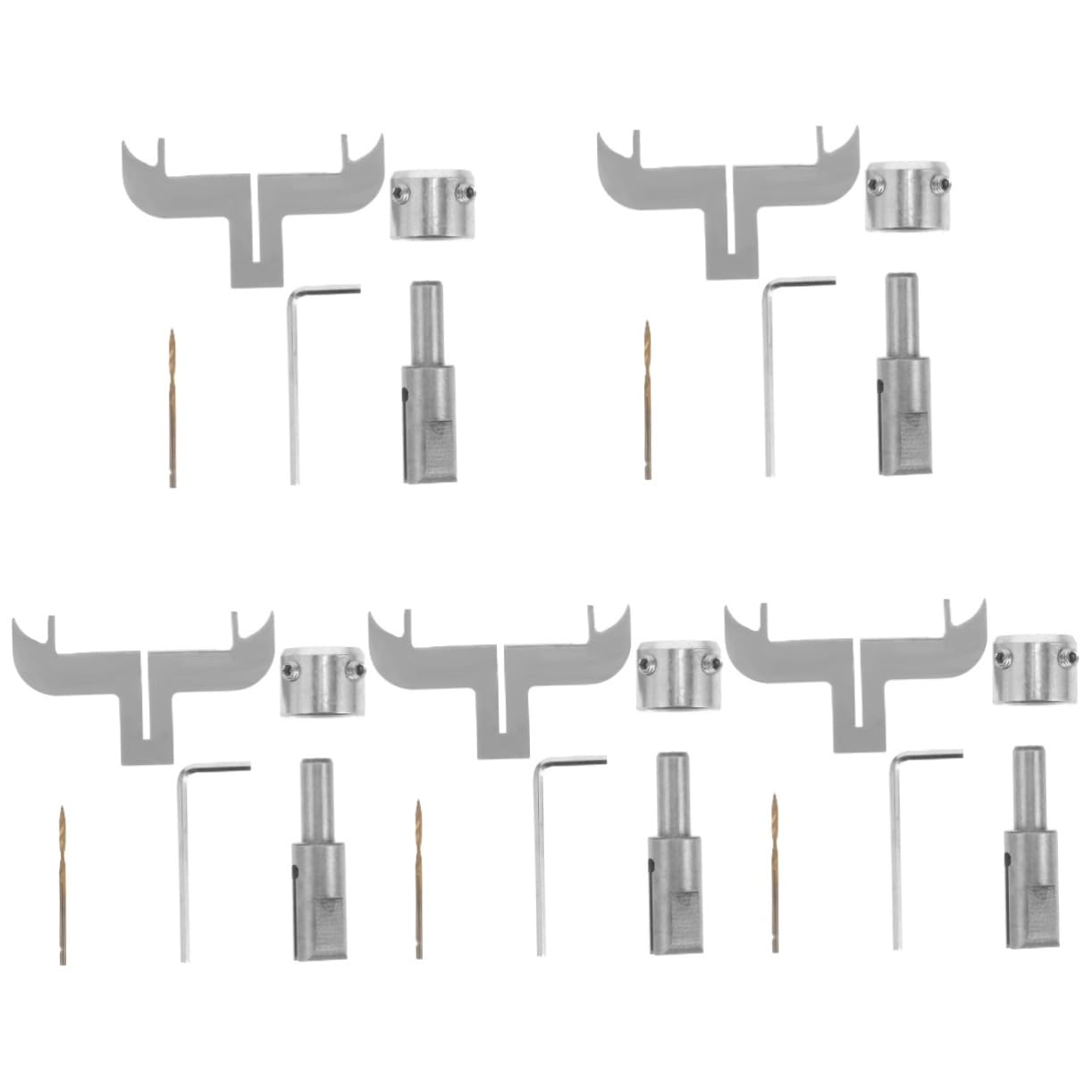 5sets Punte Da Trapano Per Legno Con Cutter Per Creare Braccialetti Legno Kit Per Falegnameria Con Alta Durezza Adatto Per Ebony Sandalo e