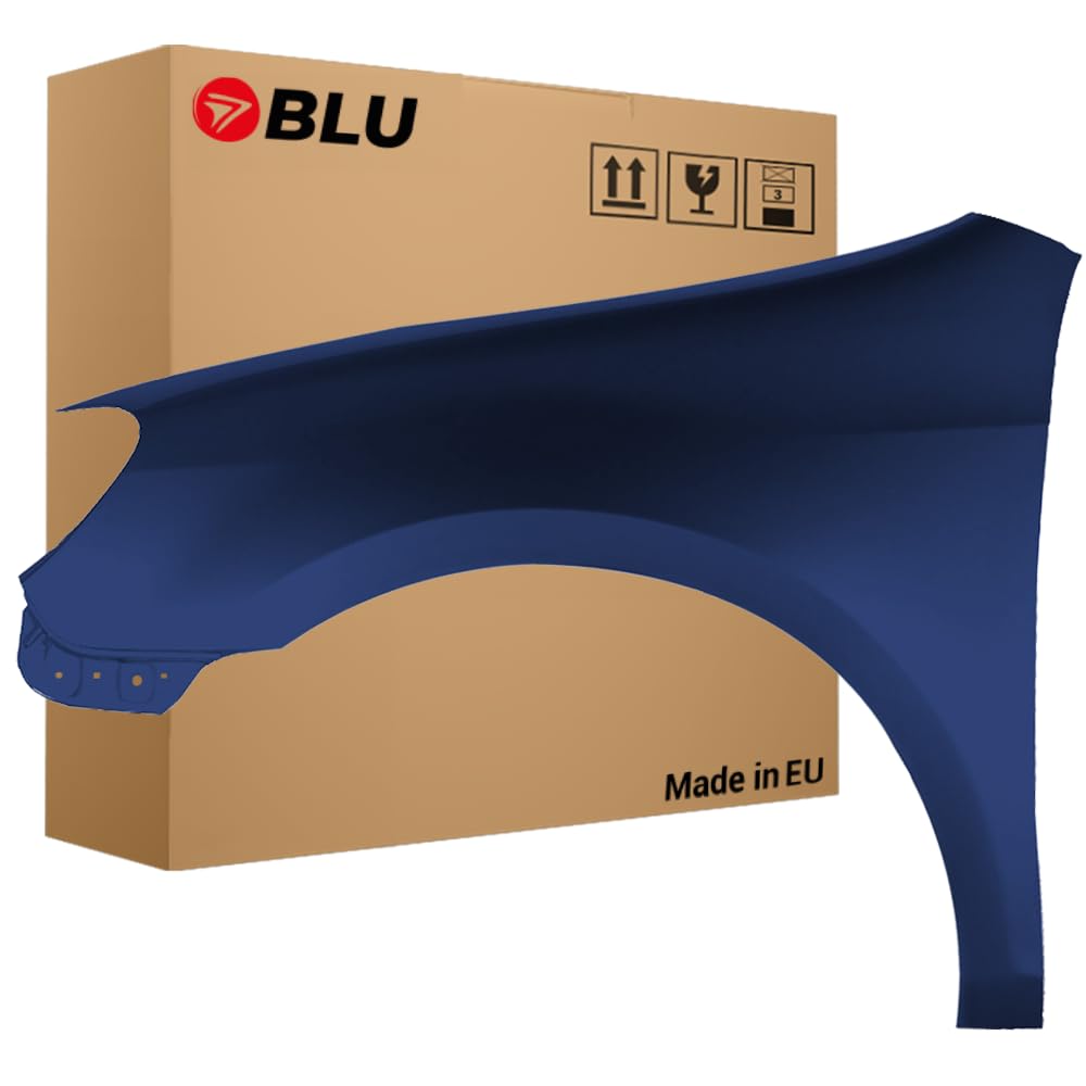 BLU Kotflügel Passend für Volkswagen GOLF VI 6 SCHRÄGHECK LC5F Links Blau | 2008-2016 | Vorderseite Vorne | Lackiert | Einbaufertig