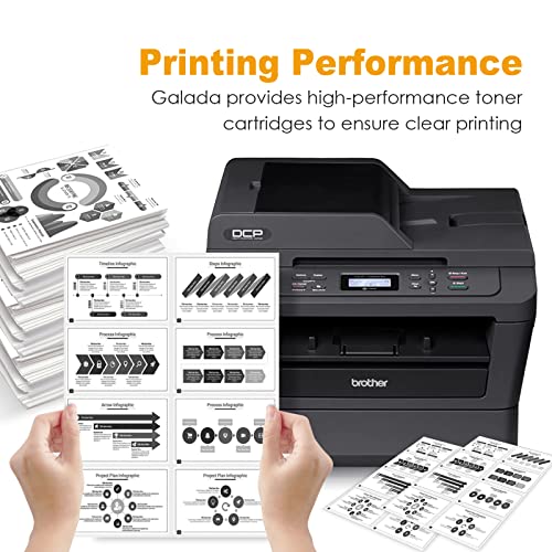 Cartucho de toner compatível com Galada para substituição para Brother TN450 TN420 TN-450 TN-420 par