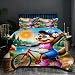 Dozrmey Edredón 180x200 cm | Ardilla Animada, Tejido de Microfibra con Relleno de Algodón 200 gsm, Incluye 2 Fundas de Almohada 50x75 cm, Estampado 3D para el Dormitorio Principal J232-