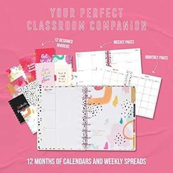 Happy Planner 12-Month Academic Planner, Back-to-School Planner for August  2022 to July 2023, Disc-Bound Daily Weekly Monthly Planner for Teachers and  ...