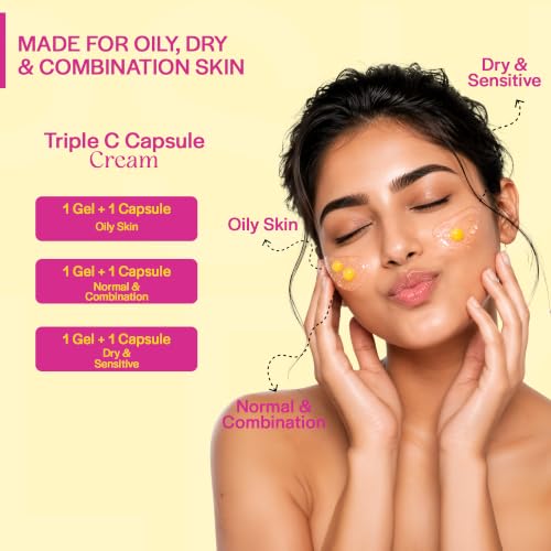 Image of Suroskie Triple C Capsule Cream 68g | Korean Skin Care For Women & Men | For Pigmentation & Dark Spots | Skin Brightening & Deep Hydration | All Skin Type