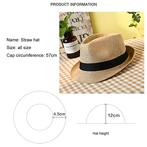 Chapeau en lin argento haut de gamme avec ruban décoratif - 6