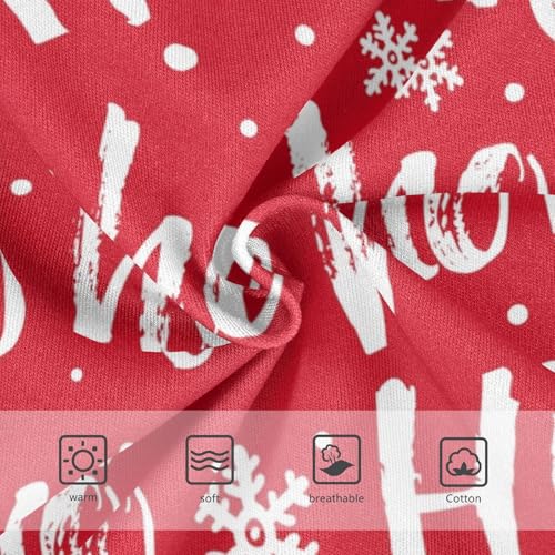 visesunny Boys Cotton Underwear Santa Claus Laugh Hohoho Letter Printed Toddler Soft Training Briefs Size 2T-8Y for Kids4