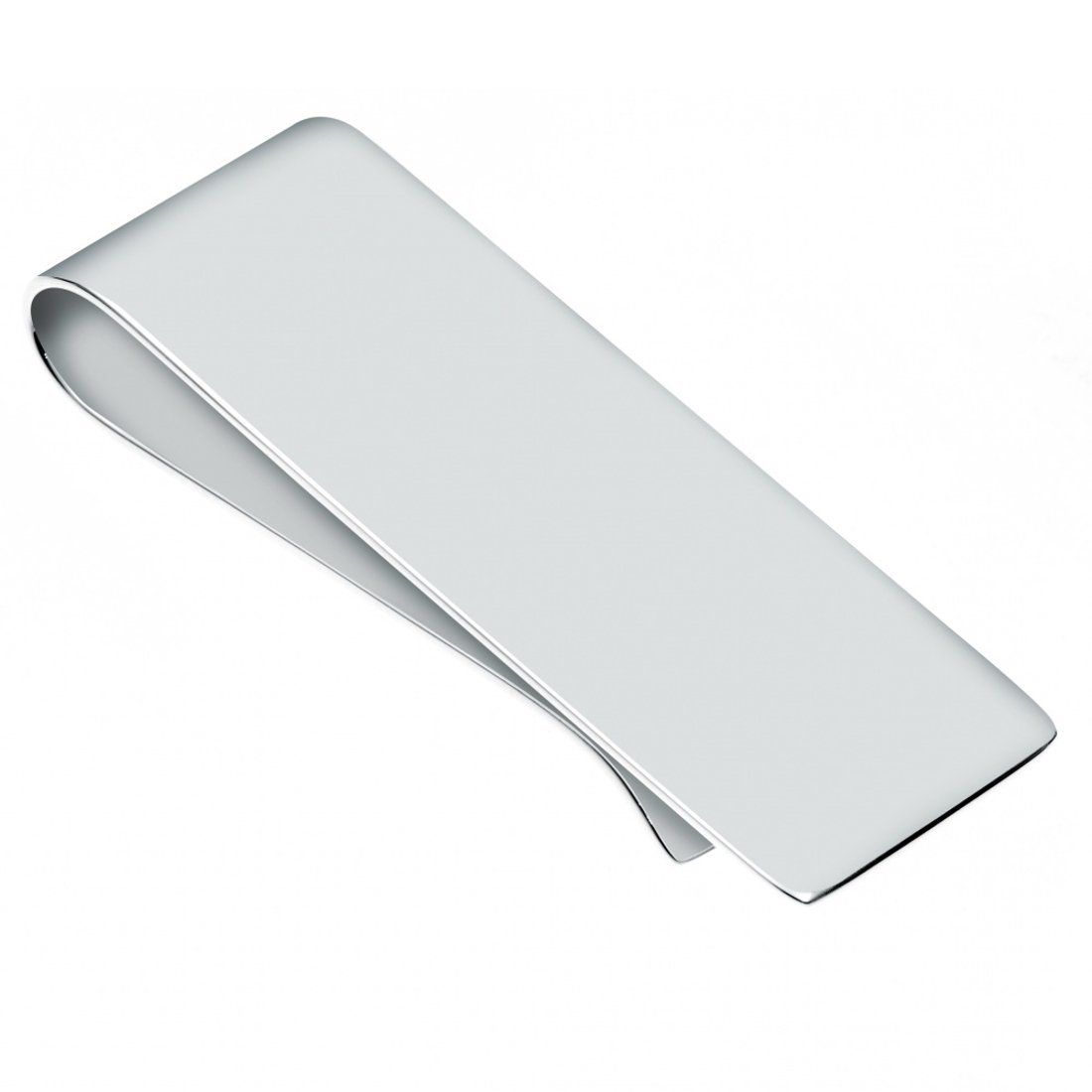 Large Plain Sterling Silver Money Clip
