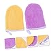 VALICLUD 2pcs Microfiber Makeup Remover Glove Safe for Face Exfoliator Glove Makeup Removing Cleansing