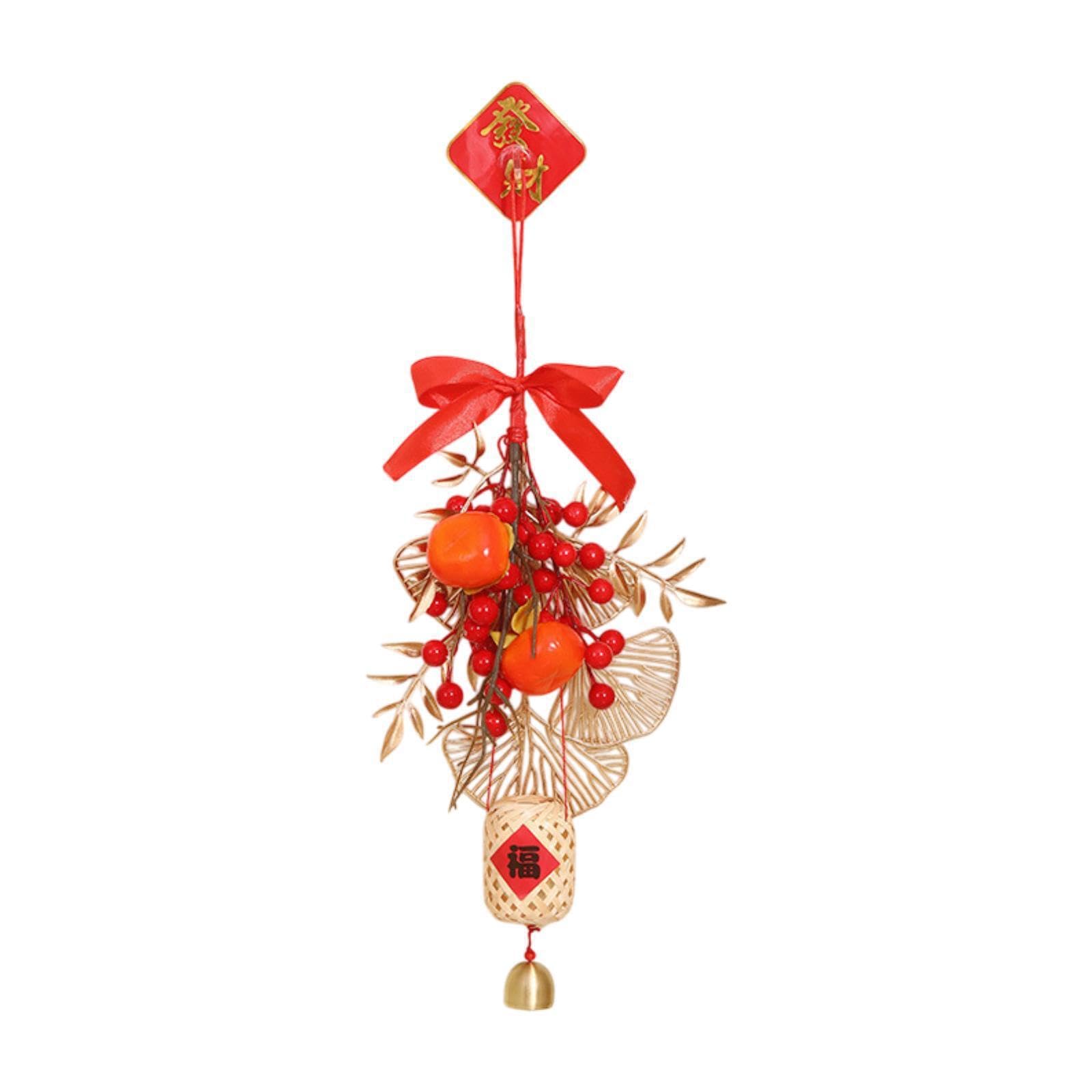 AMSLSIU DIY Kit Lunar Spring Festival Hanging Pendant Window Door Year Of Snake Bell Pendant Feng Shui Decor Porches Or Any