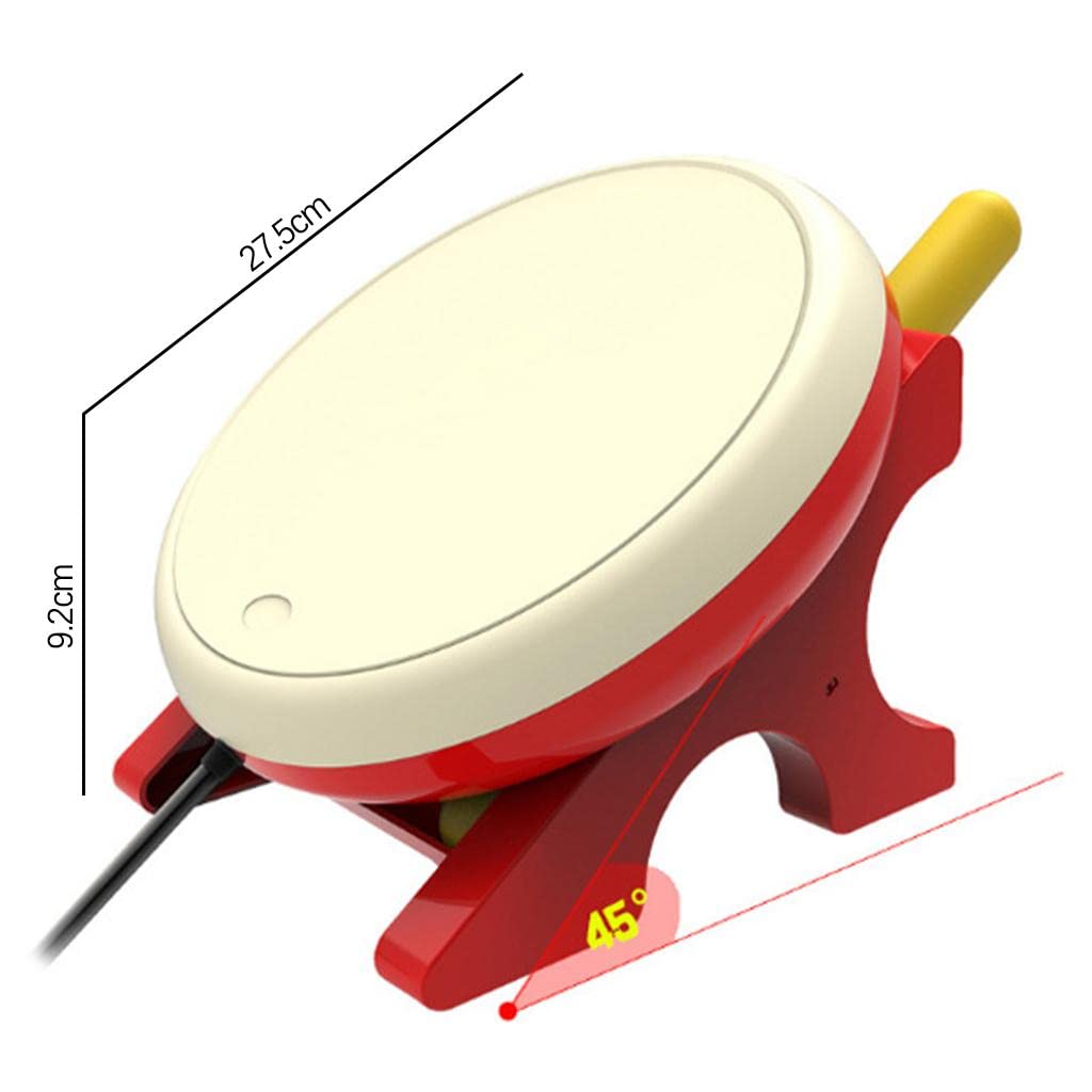 Mini Tamburo Taiko per Switch PC Videogioco Accessorio Lettore Telecomando Tamburo Gioco