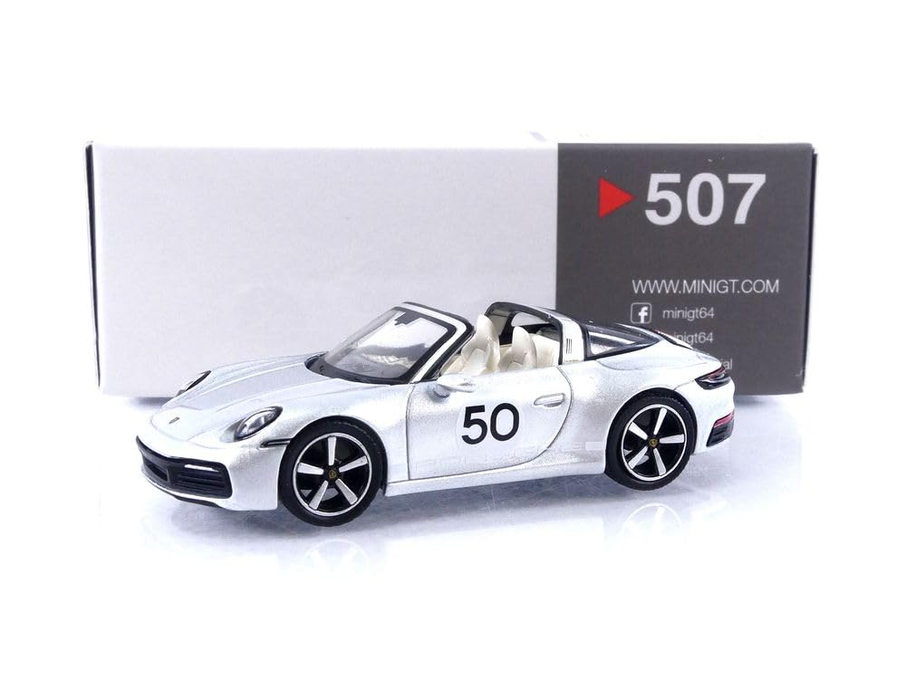 Amazon | TrueScale Miniatures MINI GT 1/64 ポルシェ 911 タルガ 4S