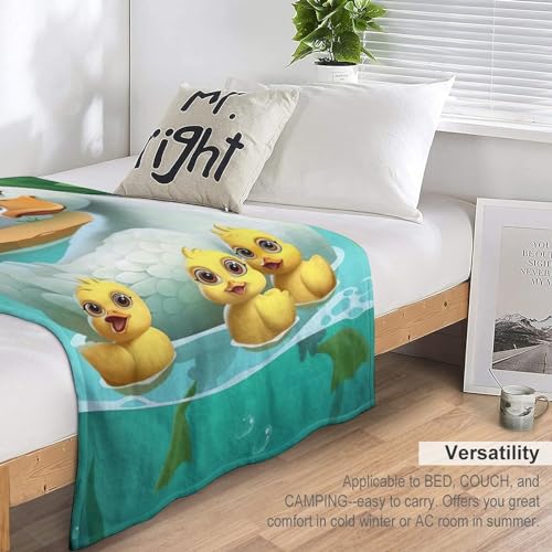 Couverture canard douce 130x150cm : une idée cadeau originale pour le lit - 6