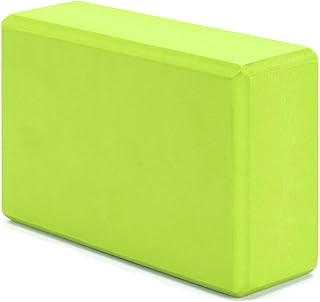 Mattoncini Yoga [SINGOLI O A COPPIA] Blocchi Yoga Ad Alta Densità e Supporto, Antiscivolo, Ipoallergeniche | 22.5x15 cm, Spessore 7 cm