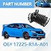 Air Cleaner Intake Hose Tube, Automotive Engine Filter Intake Hose Compatible With Honda Acura Vehicles Civic 1.8 Liter 2012-2015, ILX 2.0L 2013-2015, Replaces # ‎17225-R1A-A01