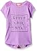 Dream Star Girls' Short Sleeve Top W/ Screen and Sequin Applique and Lace