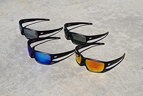 Image of TOROE Eyewear FIELD Wrap Around Sport Sunglasses With Polycarbonate Polarized Lenses, Lightweight TR90 Frame