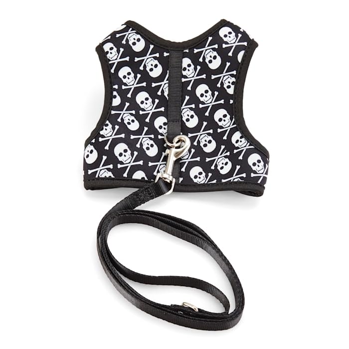 YOULY Skull Cat Harness & Leash Set Medium