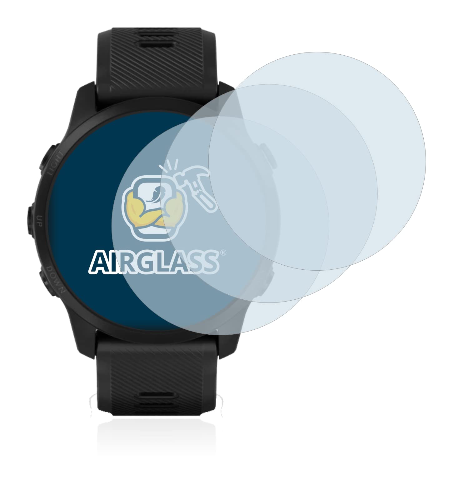 BROTECT AirGlass Panzerfolie Für Garmin Forerunner 945 LTE – 9H Kratzfest, Ultraklar & Made In Germany