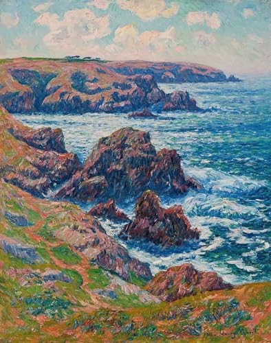 Tableau Bretagne le Pays de Cléden Point De Raz Henry Moret 60x90cm