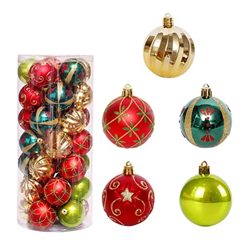 Boules de Noël incassables de 6cm pour décorer sans risque de casse