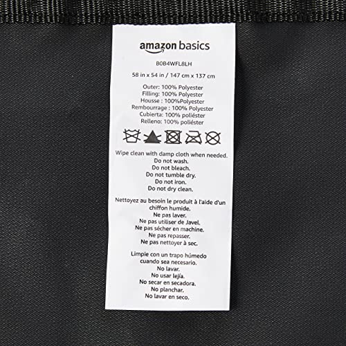 Amazon Basics Quilted Water Resistant Hammock Car Backseat Cover, Standard, 58" X 54" #TOP2