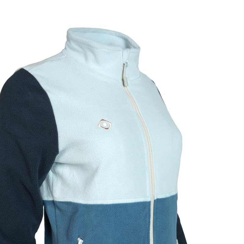 Izas Padru II W Chaqueta de Forro Polar para Mujer. Abrigo Suave con Cuello Alto y Bolsillos con Cremallera. Manga Sentada para Aventura, Montaña y Senderismo Clima Frío