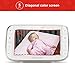 Motorola MBP855CONNECT Portable 5-Inch Color Screen Video Baby Monitor with Wi-Fi and One Camera, White