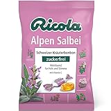 Bonbons in Beuteln Ricola Alpen Salbei Schweizer Kräuterbonbon ohne Zucker, 75 g
