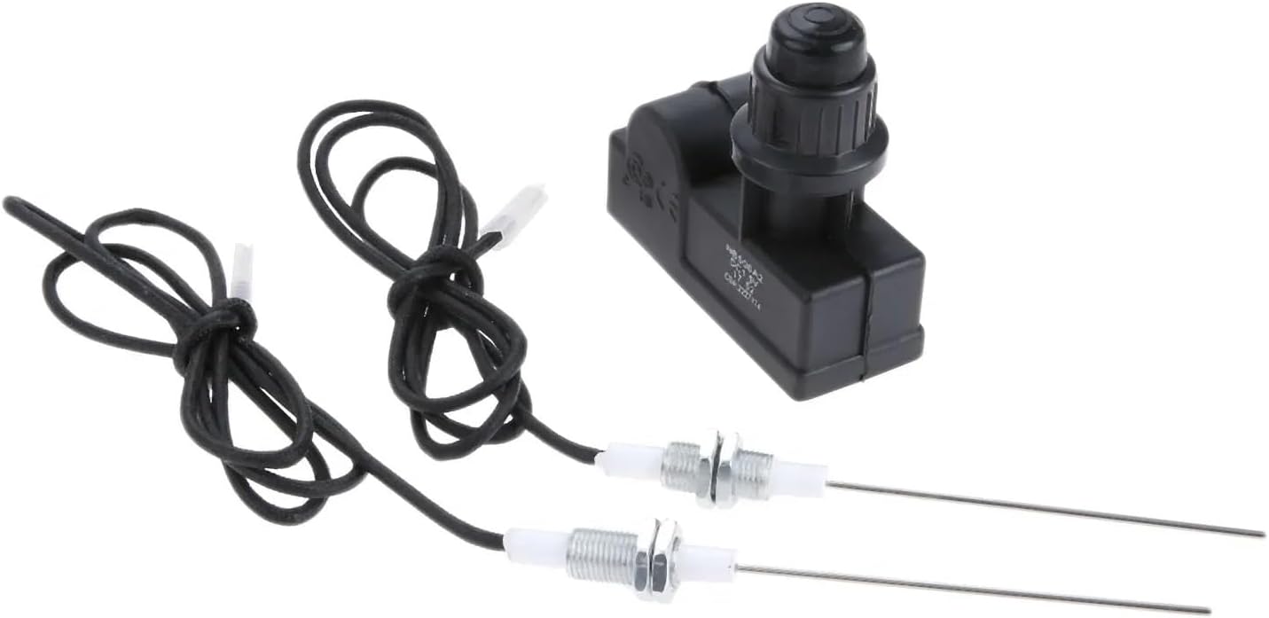 1Pc AA Battery Two Exits Grill Igniter with Spark Wire Length 1 Meters Long Fit Gas Grills Universal Electronic Igniter Kit