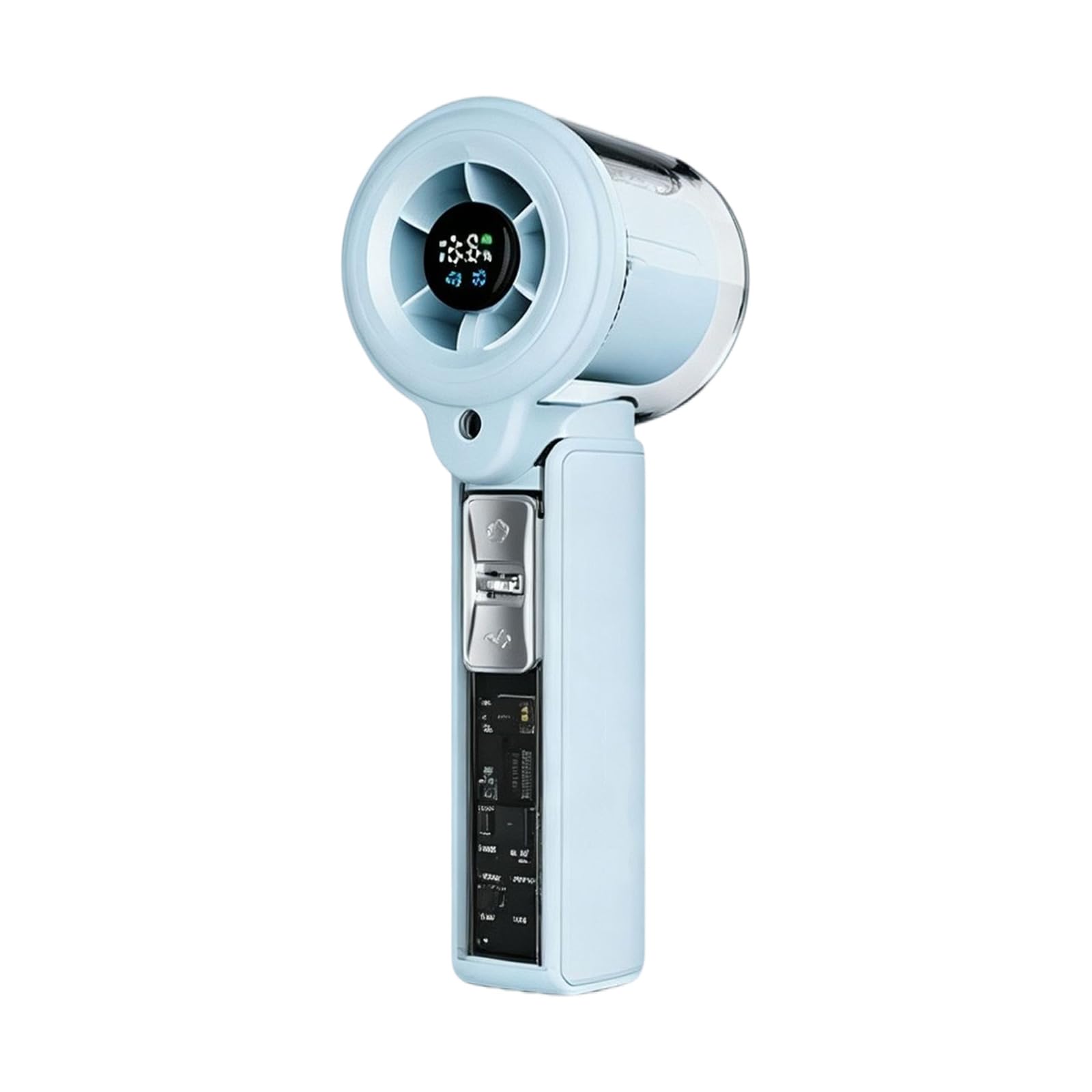 Tsophreniq Cooling Device Featuring LED Panel and Detachable Strap Lightweight for Travel Individual Air Refrigerator