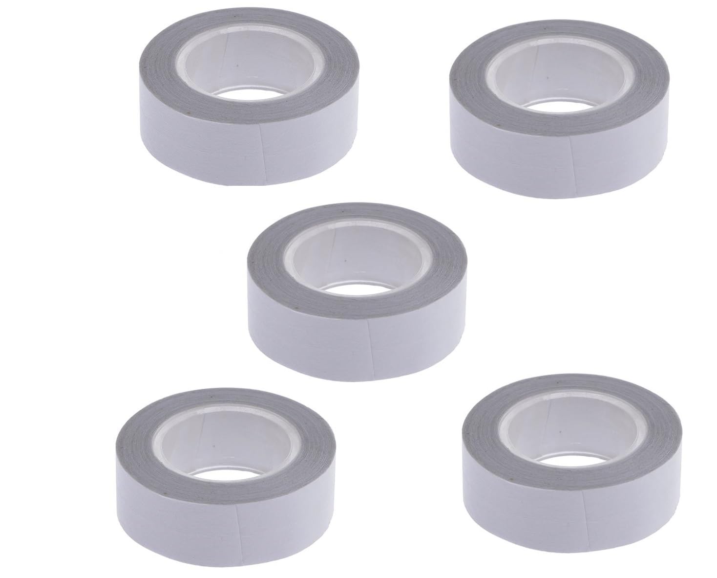 Double-Sided Fashion Tape, Clear Strong Adhesive Body Tape, 5 Rolls Pack for Clothing and Accessories, Invisible Traceless Design