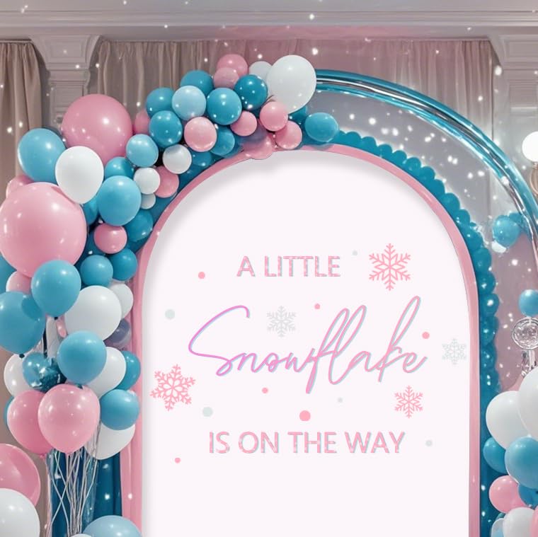 Adorno de Pared para Fiesta Baby Shower Copo de Nieve miniatura 4