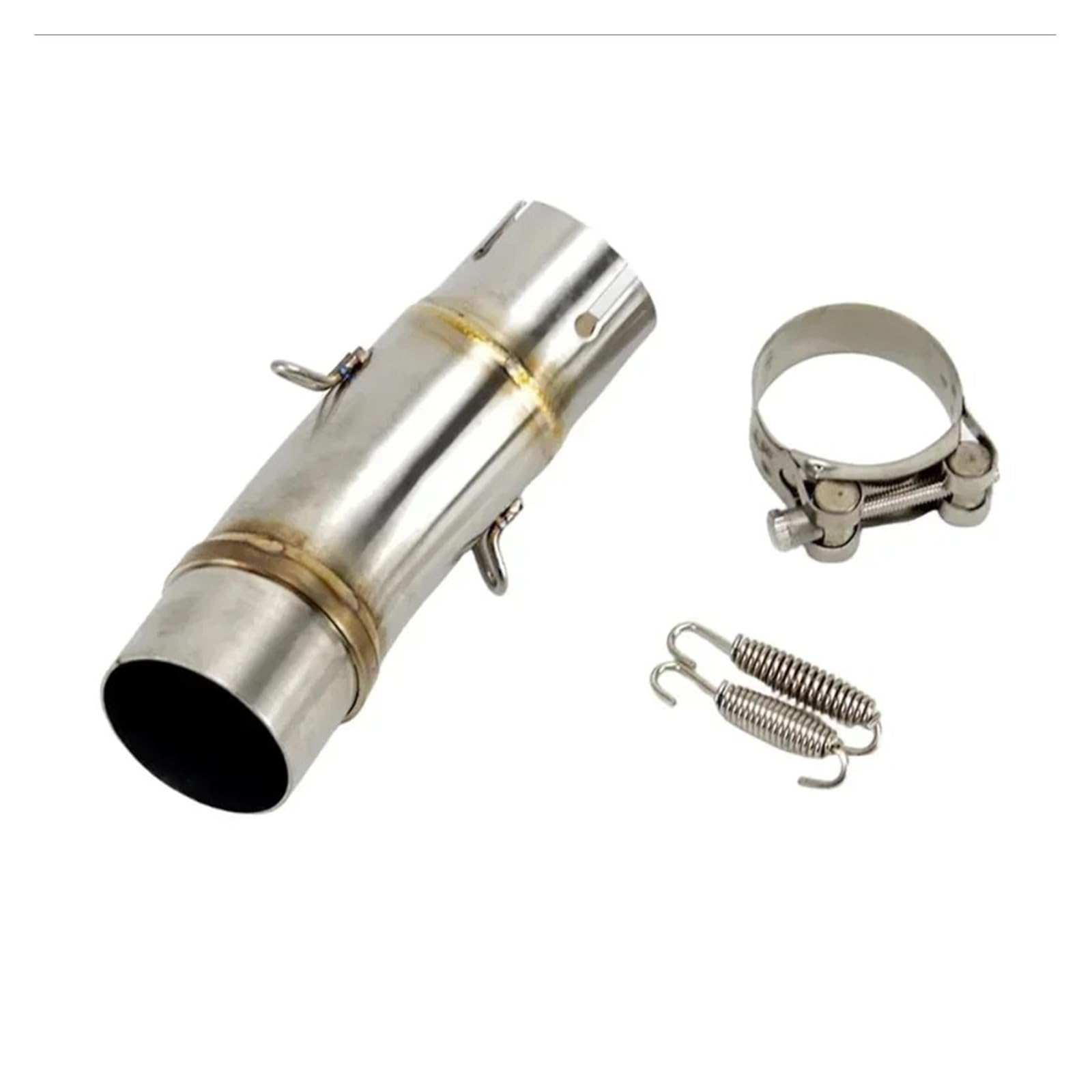 Marmitta Scarico Moto Per Kawasaki Per Ninja400 Per Z400 2017-2024 51mm Moto Di Scarico Centrale Collegamento Tubo Collegare Fuga Silenziatore