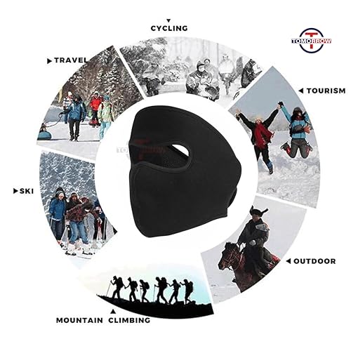 Tomorrow Fashion Premium Sponze Cotton Face Mask, Black - Image 4