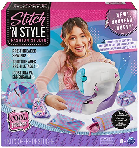 TESSUTO PRESTAMPATO: è incluso un foglio di tessuto prestampato con fantasia per cucire 6 accessori, come un marsupio, un elastico per capelli, un astuccio per occhiali... E' anche possibile usare tessuti di altro tipo