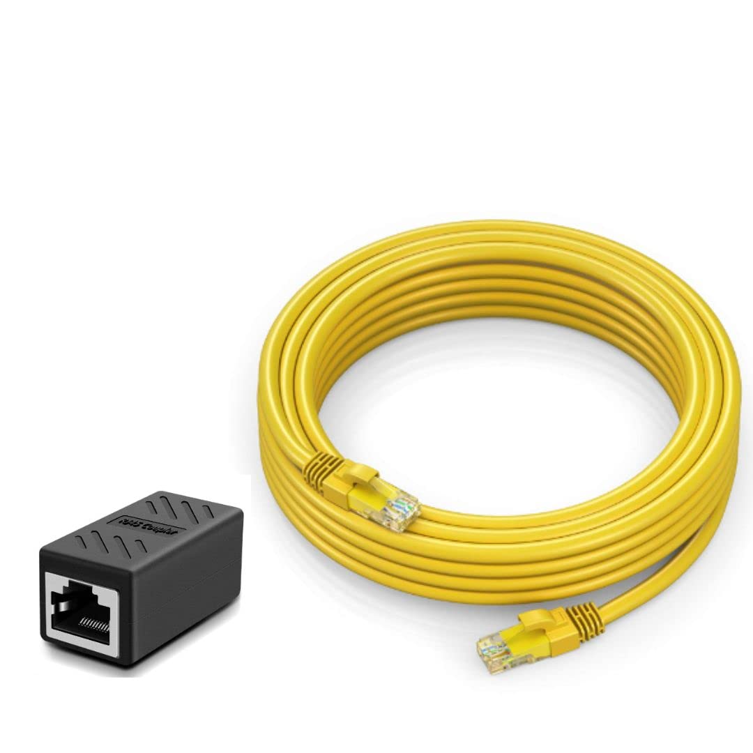 Maximus CAT 6 Cable, Cable with LAN Jointer (15 Meter/45 Foot