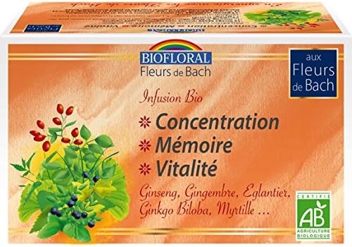 Biofloral Infusions Organic Concentration 20 Sachets