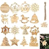 Cadeaux Idéaux pour Toutes les Occasions : Ces charmants pendentifs en bois ne sont pas seulement réservés à Noël, ils sont également parfaits pour des occasions comme Halloween et la Saint-Valentin. Offrez-les en cadeau à vos enfants, amis, familles et autres proches, ajoutant une touche personnelle et festive à vos présents.