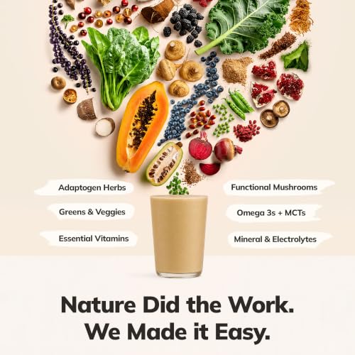 Image of Ka'Chava Whole Body Meal Shake Chai 2 lb - Vegan Protein Powder with 85+ Superfoods & Greens - Plant-Based Meal Replacement with Probiotics & Digestive Enzymes - Gluten & Dairy Free (15 Servings)